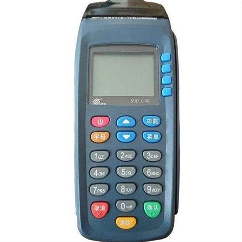 دستگاه کارتخوان بی سیم پکس مدل S90 سیاه و سفید